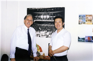Karl with Well Know Conductor Dr Ronald Smart ( Former Principal Sydney Conservatorium of Music)